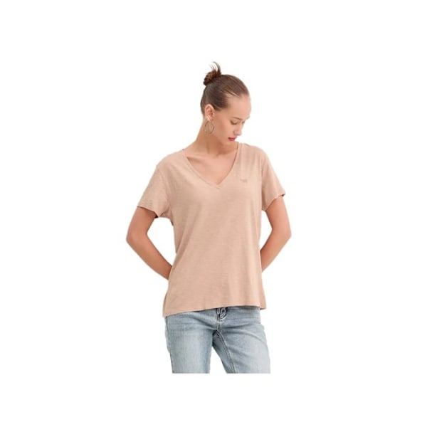 T-shirt Superdry Kvinde Flamme Rose Bomuld Rosa XS