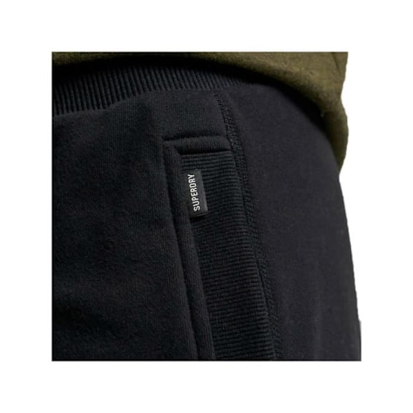 Kort Superdry Homme jersey Essential Sort Bomuld - S