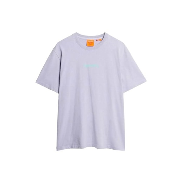 T-skirt Superdry Herr Core Logo Stad Lila Bomull Lila jag