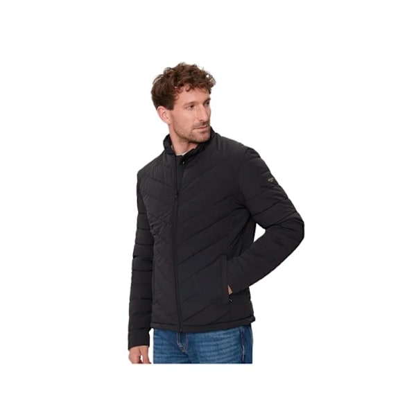 Guess Herre Pufferjakke Sort Polyester Svart S