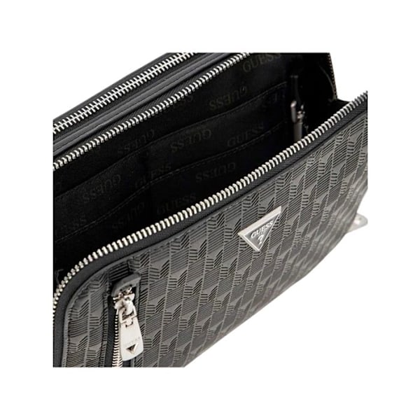 Guess Miesten Torino Musta Polyuretaani Pochette Svart