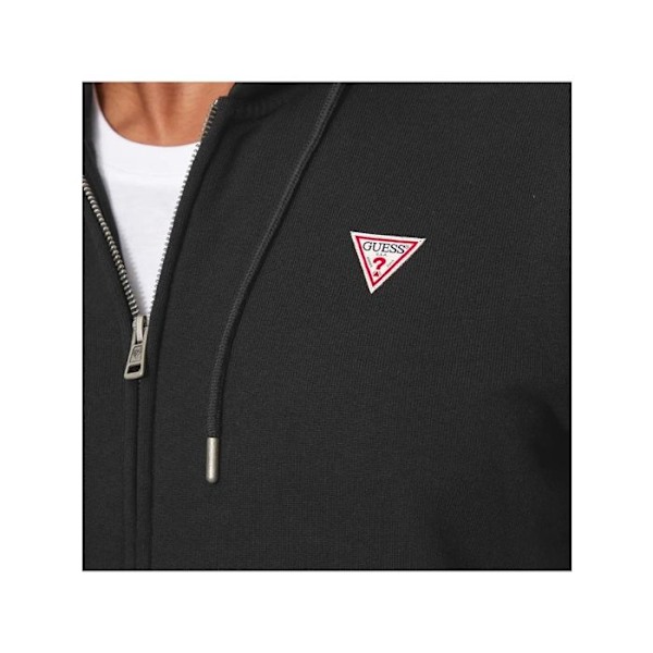 Sweat Guess Mand Triangle G Sort Coton Svart M