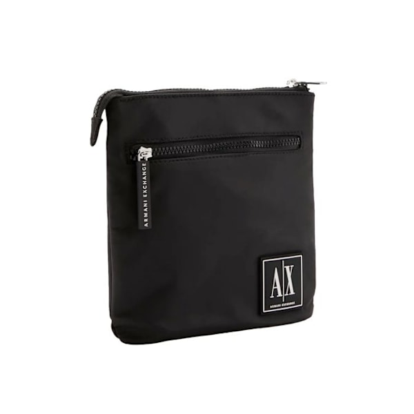 Armani Exchange Miehen Monogrammi Musta Polyuretaani laukku Svart