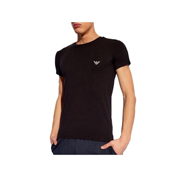 T-shirt Emporio Armani Herre GA luxe Sort Bomuld Svart M