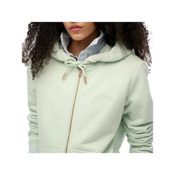 Sweat Superdry Dame Essential Grøn Bomuld - jag