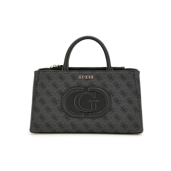 Håndtaske - Guess jeans - Eco Mietta - Monogram - 100% Polyurethan - Lynlås GRÅ