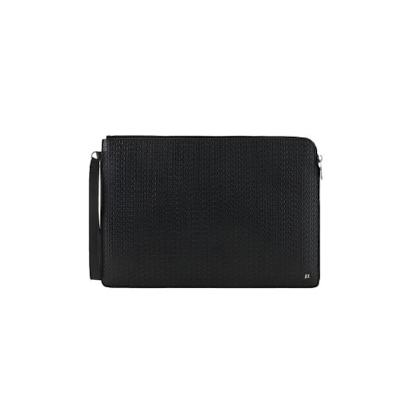 Dokumenttaske Armani Exchange Mænd Classic AX Sort Syntetisk Svart