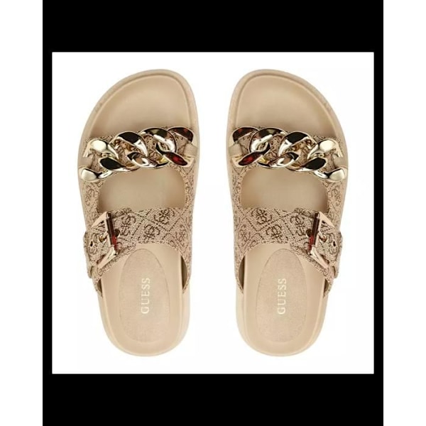 Claquettes dame Guess Fatema 2 - beige brun - 40 Beibr 40