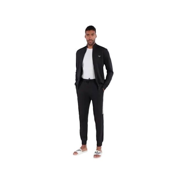 Survøtt Emporio Armani Mand Eagle sæt Sort Bomuld Svart M