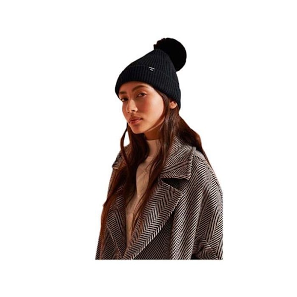 Pipo - Superdry - Heritage - Musta - Raitapintainen - Talvi - Naisille Svart Unik storlek