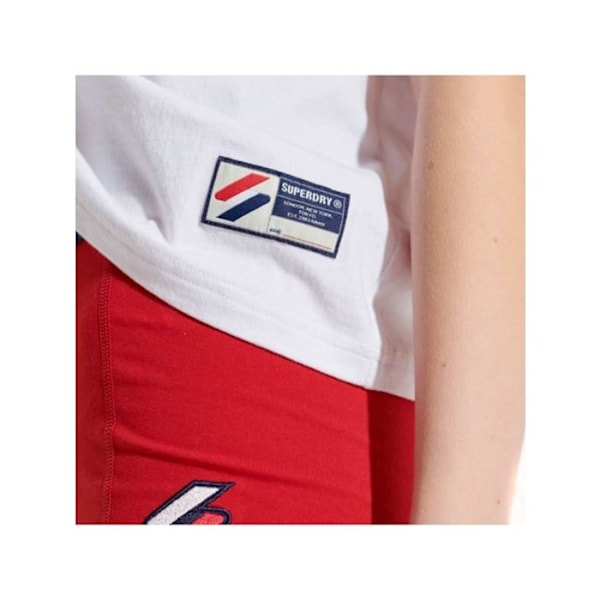 T-paita Superdry Sportstyle Classic Valkoinen Naisille Vit M