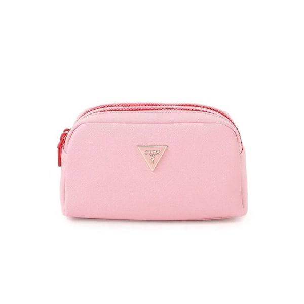 Trousse Guess Dame mini triangle Rosa Polyurethan Rosa