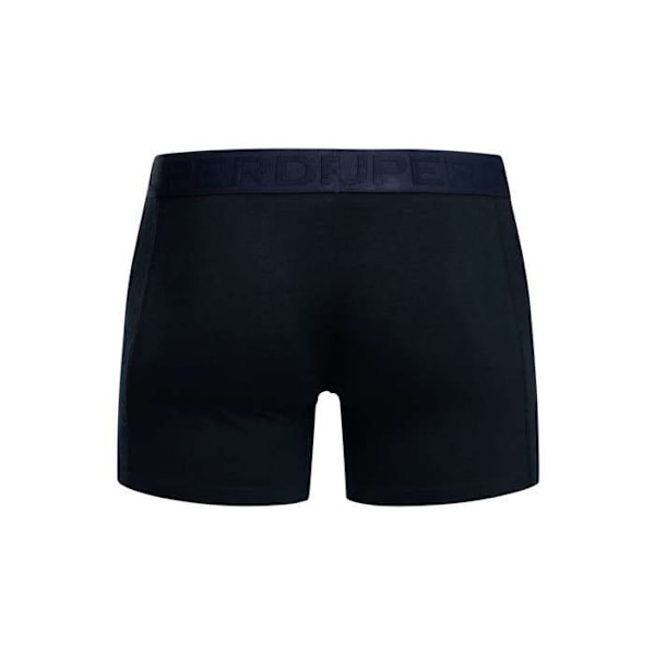 Lot av 3 boxers i ekologisk bomull - Superdry Blå jag