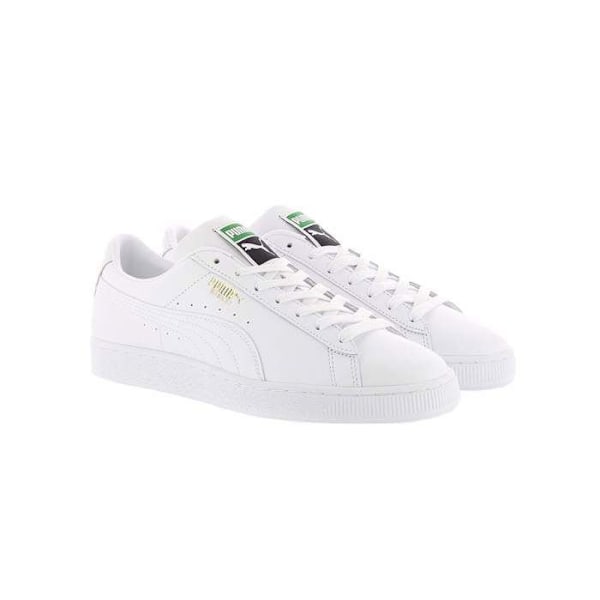 Puma Mocka Classic XXI Läder Sneaker för män Vit 43