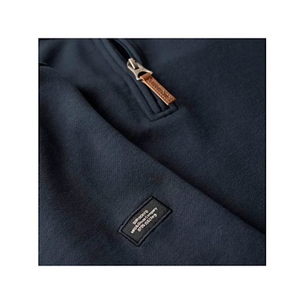 Vedä Superdry Mies Henley Ydin Sininen Puuvilla Blå M