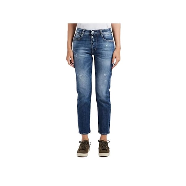 Jeans mor 7/8-del ødelagt kvinde Le Temps des cerises Bambino 400/17 Blå 26