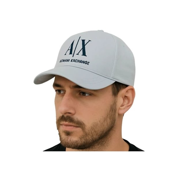 Armani Exchange Herrens baseballkeps Kaki Bomull Kaki Unik storlek