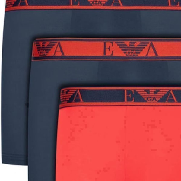 Boxerit Emporio Armani Miehet Pakkaus x3 rajaton GA Monivärinen Puuvilla Svart S
