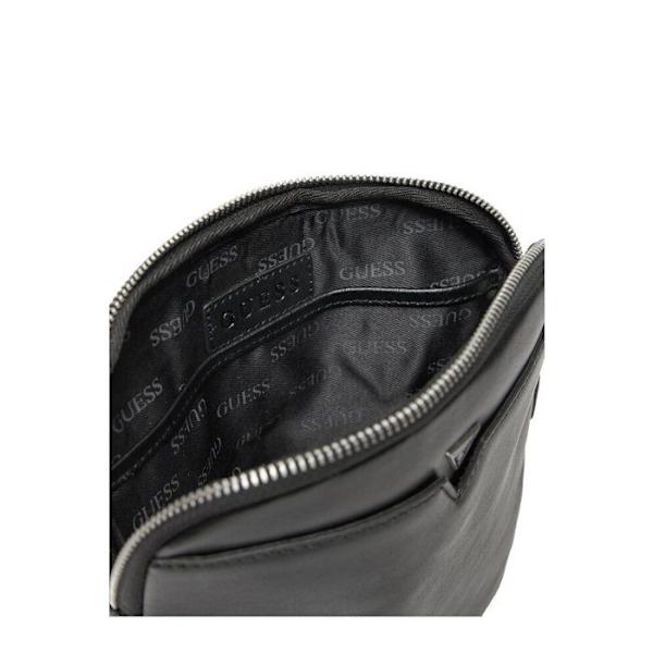 Sacoche Firenze 100% läder - Guess jeans. Svart