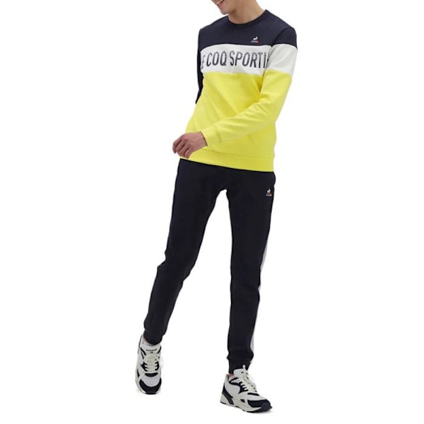 Träningsbyxor - Le coq sportif - SÄSONG - Andningsbar - Slim - Dragkedjefickor Blå XL