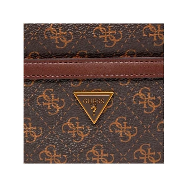 Sacoche - Guess - Torino Medium Bum Ba - Brun/Ochre - Dragkedja - 19x23x2 cm kastanj