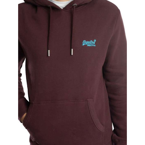 Huppari, jossa Essentiel-logo - Superdry - Mies - Punainen Röd jag