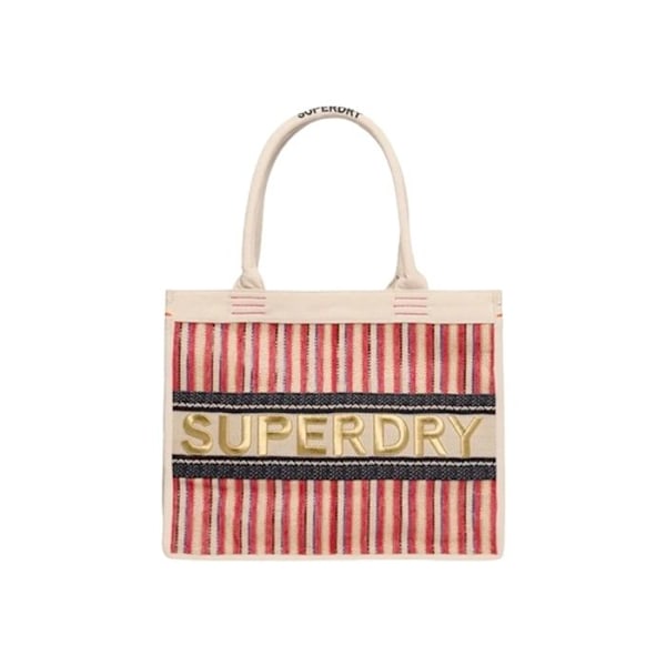 Superdry Dame Håndtasker Tote Broderet Beige Syntetisk Beige