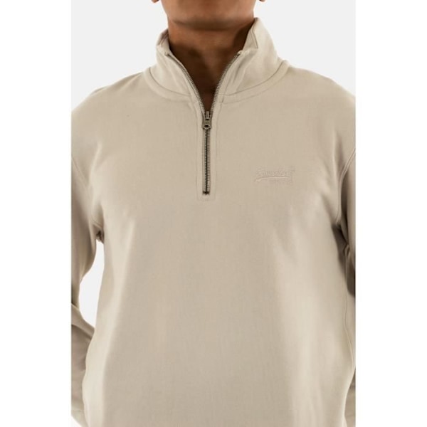 Hikiö Superdry Essential Logo Henley 1LC Vaalea Kivenruskea - jag