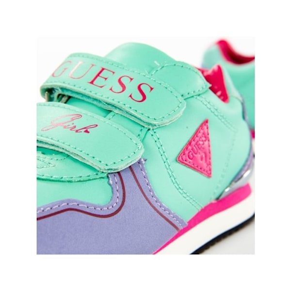 Basket Gues Fille Mini girl Vert Synthétique Grøn 21