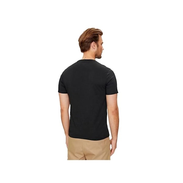 Guessin brodeerattu slim-fit T-paita kolsvart a996 M