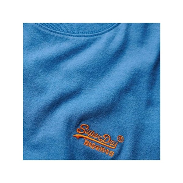 T-shirt Superdry Herr Essential Logotyp Blå Bomull Blå XXL