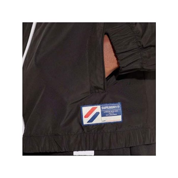 Superdry Track-jacka - Svart - Herr - Långa ärmar - Dragkedjestängning - Tryckknappsfickor Svart M