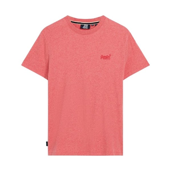 T-paita mies SUPERDRY - malli M1011245A 9VS - vaaleanpunainen - pyöreä kaula-aukko - lyhyet hihat - normaali malli Rosa XL