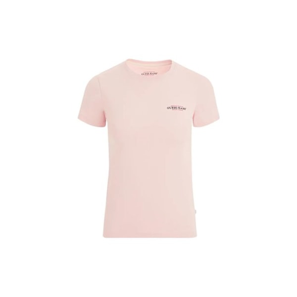 T-paita Guess Naisille Slim printti Vaaleanpunainen Puuvilla Rosa S
