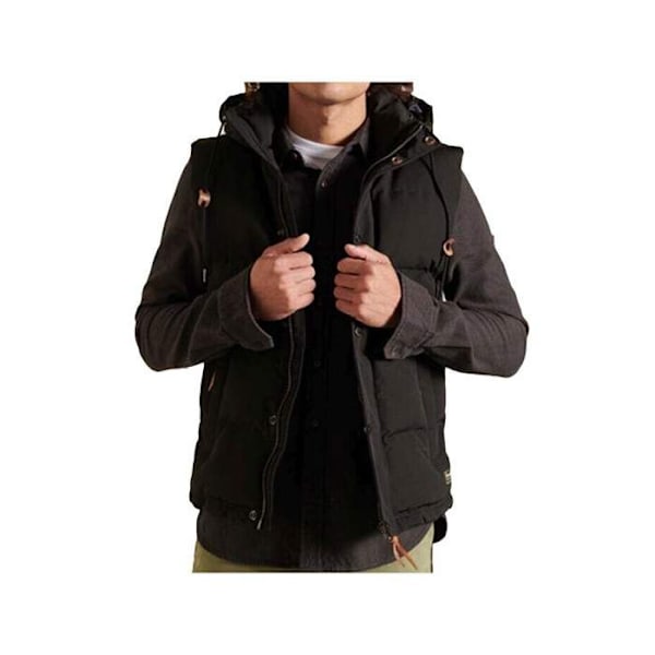 Doudoune - SUPERDRY - M5011146A 02A - Sort - Lynlås - Voksen Svart S
