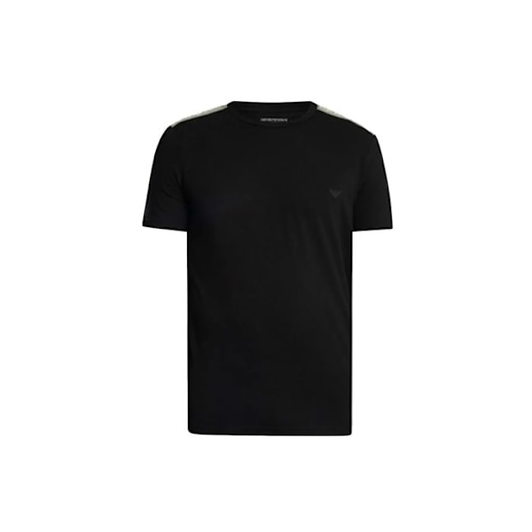 T-paita Emporio Armani Mies Line Noir Puuvilla Svart jag