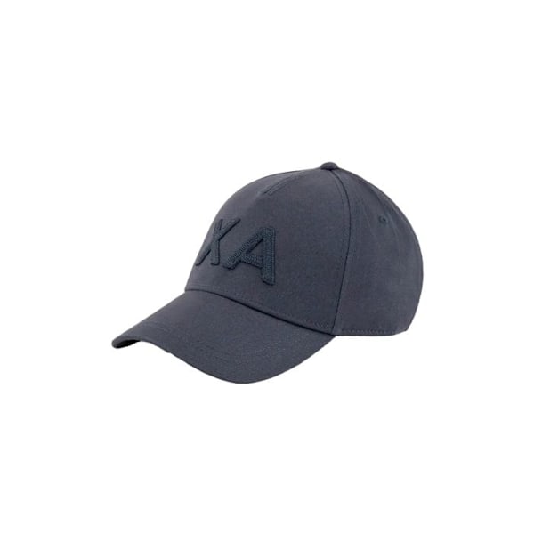 Armani Exchange Herrcasque Maxi Logotyp i Svart Bomull Svart Unik storlek