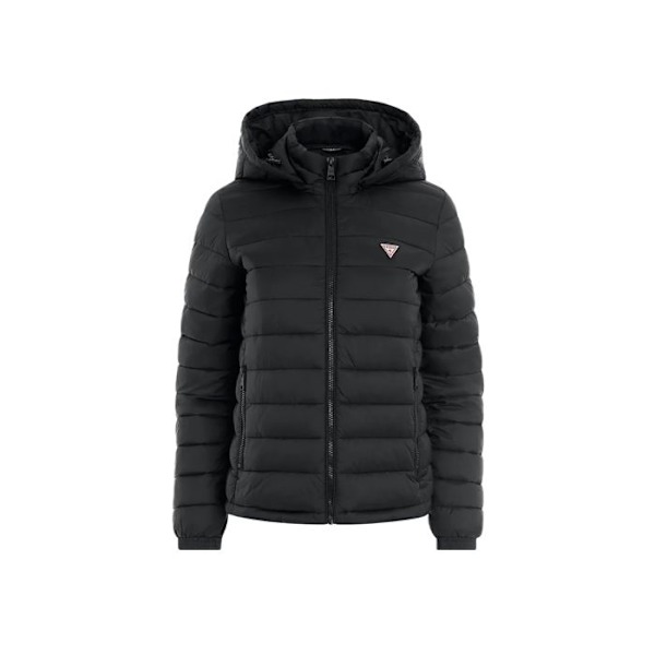Doudoune Guess Dame Mini triangle Sort Polyester Svart XS