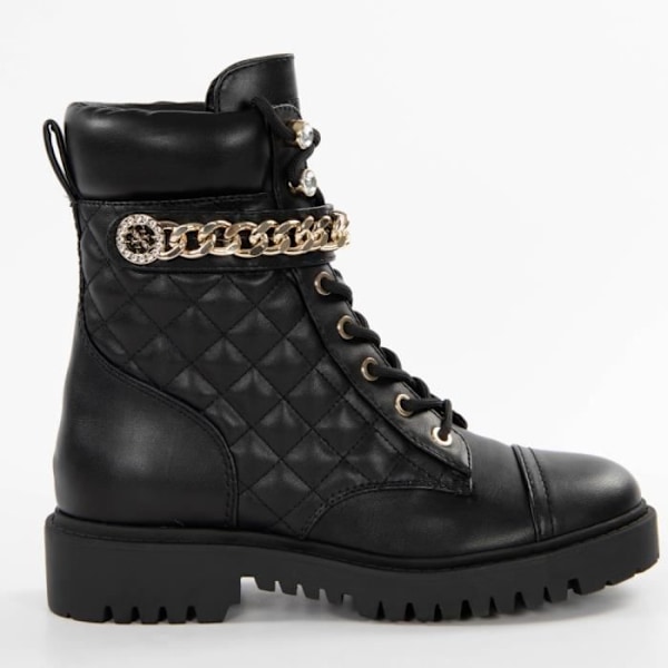 Guess Naisille Chain muste nahkaboots sort 36