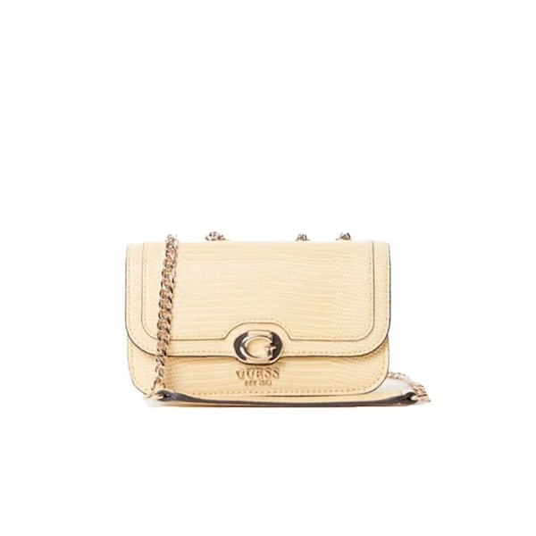 GUESS Axelväska med axelrem i gult för kvinnor - Orlina Mini Convertible XBody Flap Cornsilk 294539 gul