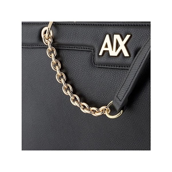 Armani Exchange Naisille Perintö Musta Polyuretaani Vastatasku Svart