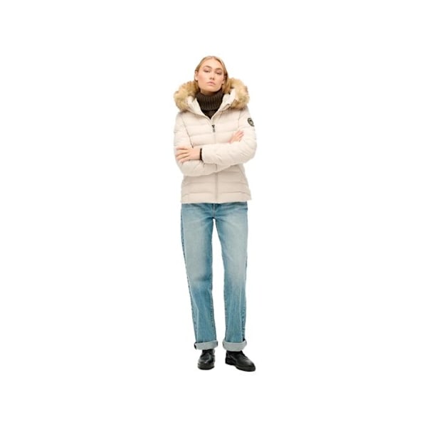 Doudoune Superdry Dame Fuji Hvid Syntetisk - XS