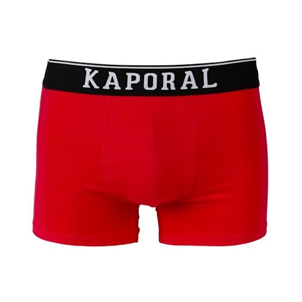 3 kappaleen Kaporal stretch-kangasta boxerit mustana, valkoisena ja punaista. - XL