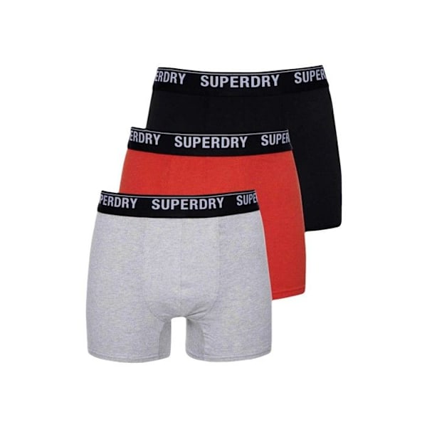 3 kpl Superdry bokserit Flerfärgad S