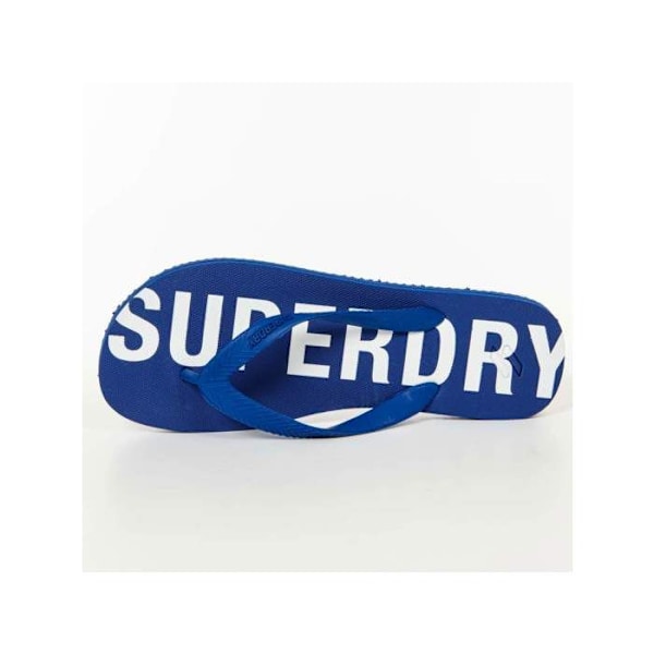 Tong Superdry Mand Code essentiel Bleu Caoutchouc Blå