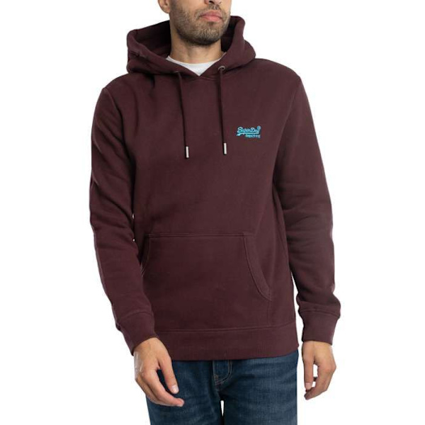 Huppari, jossa Essentiel-logo - Superdry - Mies - Punainen Röd M