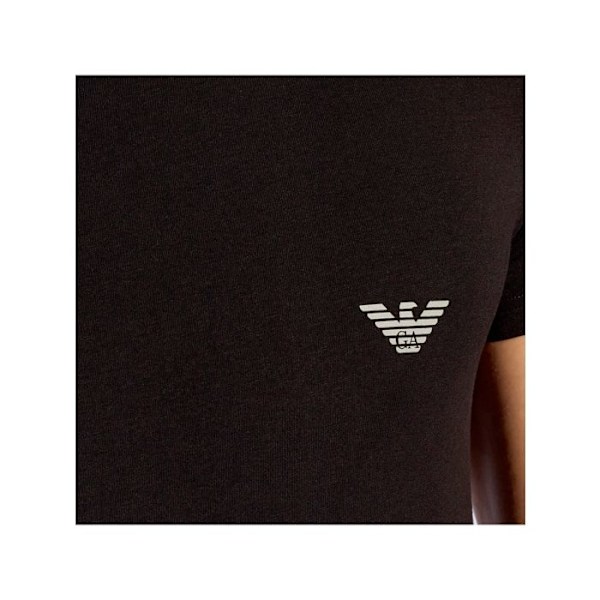 T-shirt Emporio Armani Herre GA luxe Sort Bomuld Svart M