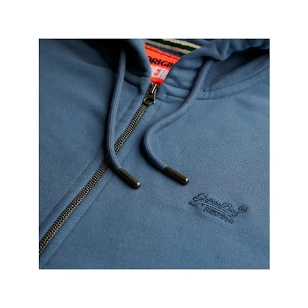 Superdry Essential Logo Zip Takki Miehille Blå jag