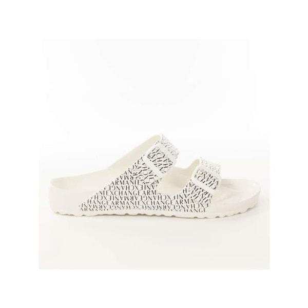 Claquette Emporio Armani Mies Rajaton logo Valkoinen Synteettinen