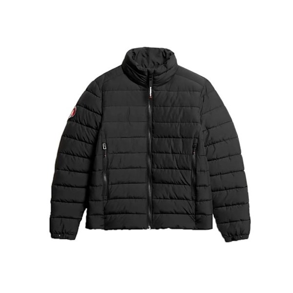 Superdry Mand Doudoune Fuji Sort Synthétique Svart jag